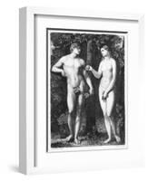 Adam & Eve-Palma Vecchio-Framed Giclee Print