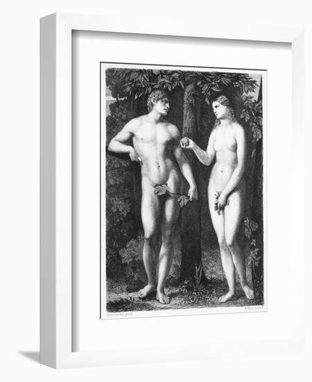 Adam & Eve-Palma Vecchio-Framed Giclee Print