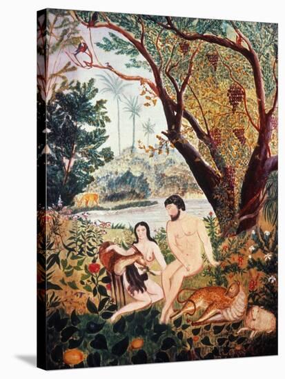 Adam & Eve-null-Stretched Canvas