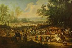 Louis XIV Crossing into the Netherlands at Lobith-Adam Frans van der Meulen-Art Print