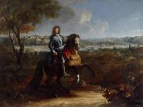 Einzug Louis XIII. auf der Pont-Neuf in Paris-Adam Frans van der Meulen-Giclee Print