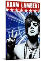 Adam Lambert Peace Music Poster Print-null-Mounted Poster