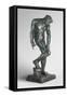 Adam, Modeled 1880-81, Cast 1923 (Bronze)-Auguste Rodin-Framed Stretched Canvas