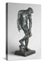Adam, Modeled 1880-81, Cast 1923 (Bronze)-Auguste Rodin-Stretched Canvas