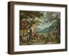 Adam Naming the Animals, from the Story of Adam and Eve-Jan Brueghel the Younger-Framed Giclee Print