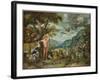 Adam Naming the Animals, from the Story of Adam and Eve-Jan Brueghel the Younger-Framed Giclee Print