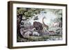 Adam Naming the Creatures, 1847-Nathaniel Currier-Framed Giclee Print