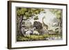 Adam Naming the Creatures-Currier & Ives-Framed Giclee Print