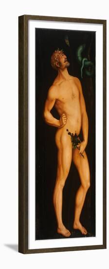 Adam - Peinture De Hans Baldung (1484-1545) - 1525-1526 - Oil on Wood - 208,5X83,5 - Szepmuveszeti-Hans Baldung Grien-Framed Premium Giclee Print