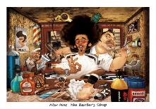 The Barber's Shop-Adam Perez-Art Print