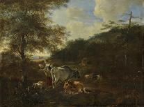 Landscape with Cattle-Adam Pijnacker-Art Print