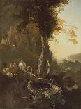 Landscape with a Goatherd, C.1650-Adam Pynacker-Stretched Canvas