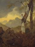 Landscape with Arched Gateway, C.1654 (Oil on Canvas)-Adam Pynacker-Stretched Canvas