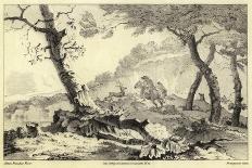 Landscape with a Goatherd, C.1650-Adam Pynacker-Giclee Print