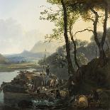 Landscape with a Goatherd, C.1650-Adam Pynacker-Giclee Print