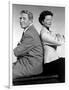 ADAM'S RIB, 1949 directed by GEORGE CUKOR with Spencer Tracy and Katharine Hepburn (b/w photo)-null-Framed Photo