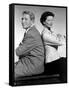 ADAM'S RIB, 1949 directed by GEORGE CUKOR with Spencer Tracy and Katharine Hepburn (b/w photo)-null-Framed Stretched Canvas