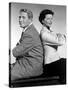 ADAM'S RIB, 1949 directed by GEORGE CUKOR with Spencer Tracy and Katharine Hepburn (b/w photo)-null-Stretched Canvas