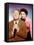 Adam's Rib, Spencer Tracy, Katharine Hepburn, 1949-null-Framed Stretched Canvas