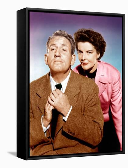 Adam's Rib, Spencer Tracy, Katharine Hepburn, 1949-null-Framed Stretched Canvas