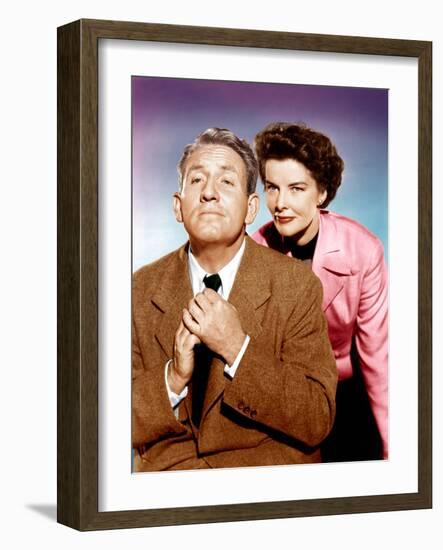 Adam's Rib, Spencer Tracy, Katharine Hepburn, 1949-null-Framed Photo