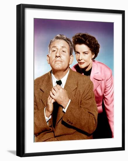 Adam's Rib, Spencer Tracy, Katharine Hepburn, 1949-null-Framed Photo