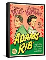 Adam's Rib, Spencer Tracy, Katharine Hepburn, 1949-null-Framed Stretched Canvas