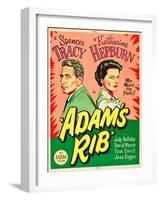 Adam's Rib, Spencer Tracy, Katharine Hepburn, 1949-null-Framed Art Print