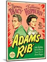 Adam's Rib, Spencer Tracy, Katharine Hepburn, 1949-null-Mounted Art Print