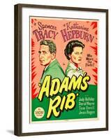 Adam's Rib, Spencer Tracy, Katharine Hepburn, 1949-null-Framed Art Print