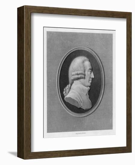 Adam Smith Economist-William Holl the Younger-Framed Art Print