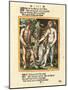 Adam und Eva. Aus dem Totentanz. Erschienen um 1700-25 (Nach dem Wandgemälde und der 1-Matthäus Merian the Elder-Mounted Giclee Print