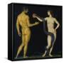 Adam und Eva-Franz von Stuck-Framed Stretched Canvas