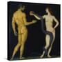 Adam und Eva-Franz von Stuck-Stretched Canvas