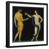 Adam und Eva-Franz von Stuck-Framed Premium Giclee Print