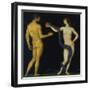 Adam und Eva-Franz von Stuck-Framed Premium Giclee Print