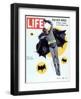 Adam West as Superhero Batman, March 11, 1966-Yale Joel-Framed Premium Photographic Print