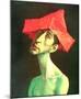 Adam with a Red Hat-Rudolf Hausner-Mounted Art Print