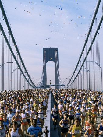 Runners, Marathon, New York, New York State, USA