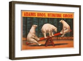 Adams Bros. International Circus-null-Framed Art Print