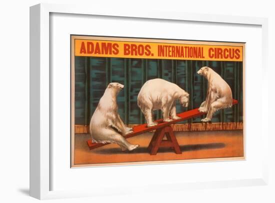 Adams Bros. International Circus-null-Framed Art Print