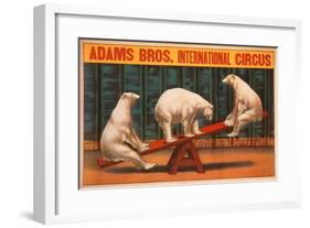 Adams Bros. International Circus-null-Framed Art Print