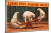 Adams Bros. International Circus-null-Mounted Art Print