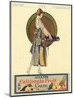 Adams California Fruit Gum, Chewing Gum Sweets Coles Phillips, USA, 1920-null-Mounted Giclee Print