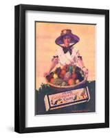 Adams California Fruit Gum, Chewing Gum Sweets Fruit Harvest, USA, 1910-null-Framed Giclee Print