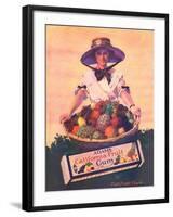 Adams California Fruit Gum, Chewing Gum Sweets Fruit Harvest, USA, 1910-null-Framed Giclee Print