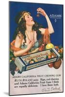 Adams California Fruit Gum, Chewing Gum Sweets, USA, 1910-null-Mounted Giclee Print