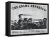 Adams Express Company Advertisement, C1860s-null-Framed Stretched Canvas