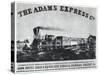 Adams Express Company Advertisement, C1860s-null-Stretched Canvas