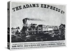 Adams Express Company Advertisement, C1860s-null-Stretched Canvas